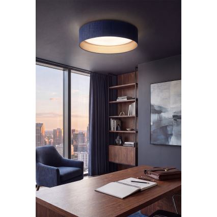 Brilagi - LED stropné svietidlo VELVET SIMPLE LED/24W/230V 4000K pr. 45 cm modrá/zlatá