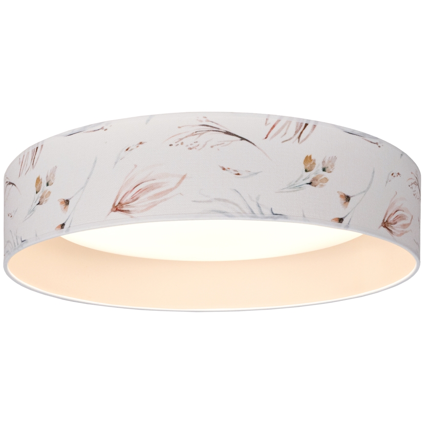 Brilagi - LED stropné svietidlo VELVET SIMPLE LED/36W/230V 3000K pr. 55 cm biela/kvety