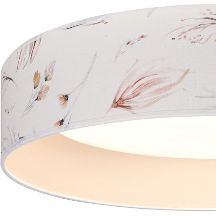 Brilagi - LED stropné svietidlo VELVET SIMPLE LED/36W/230V 3000K pr. 55 cm biela/kvety