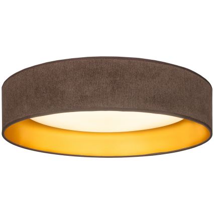 Brilagi - LED stropné svietidlo VELVET SIMPLE LED/36W/230V 3000K pr. 55 cm hnedá/zlatá