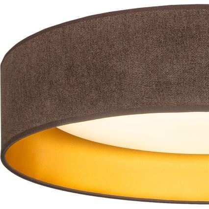Brilagi - LED stropné svietidlo VELVET SIMPLE LED/36W/230V 3000K pr. 55 cm hnedá/zlatá