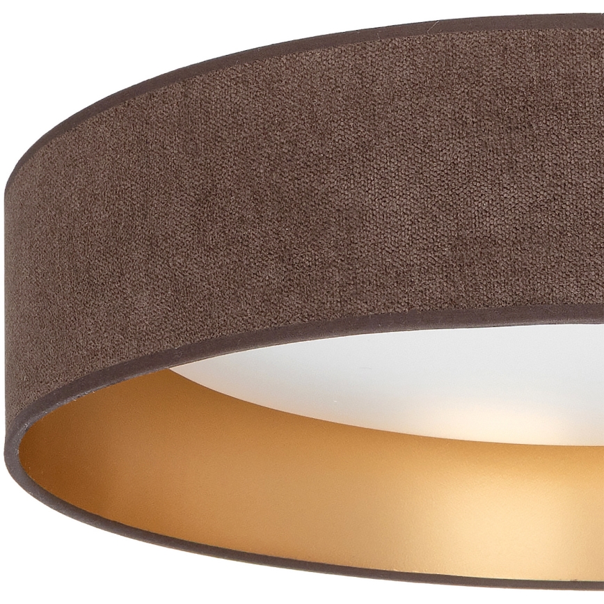 Brilagi - LED stropné svietidlo VELVET SIMPLE LED/36W/230V 3000K pr. 55 cm hnedá/zlatá