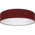 Brilagi - LED stropné svietidlo VELVET SIMPLE LED/36W/230V 3000K pr. 55 cm vínová