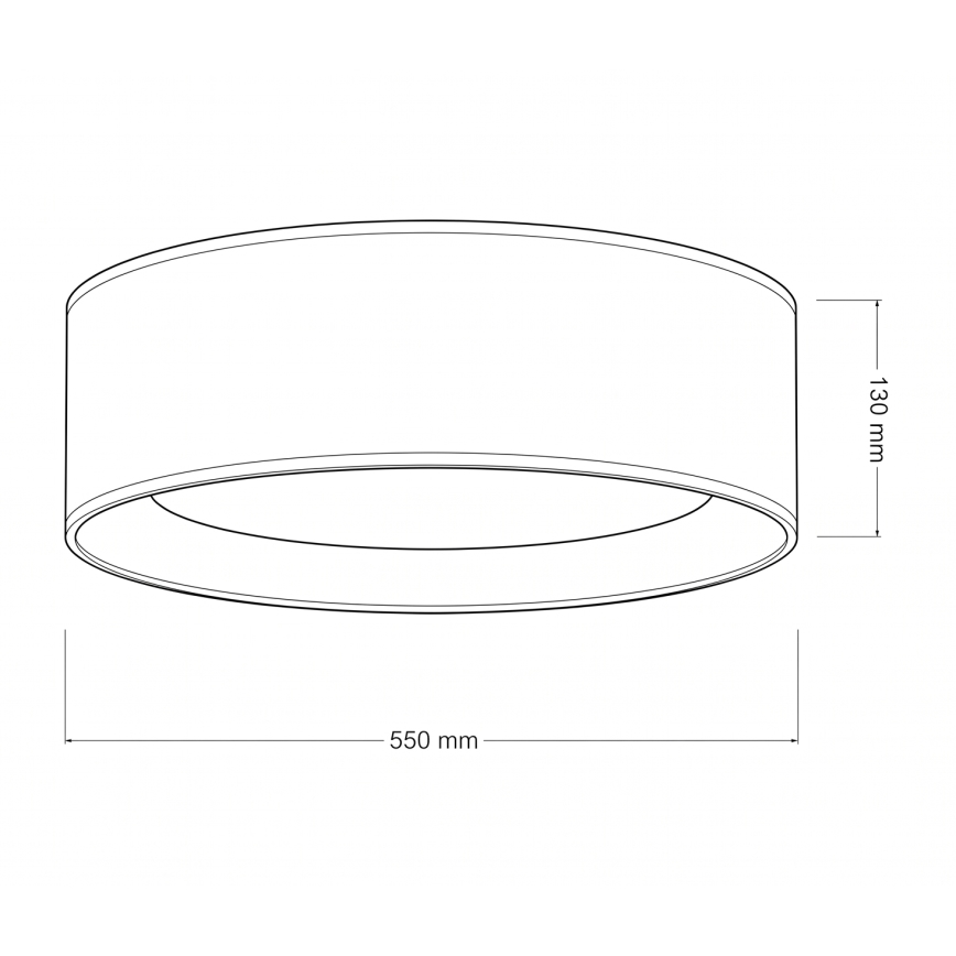 Brilagi - LED stropné svietidlo VELVET SIMPLE LED/36W/230V 3000K pr. 55 cm vínová