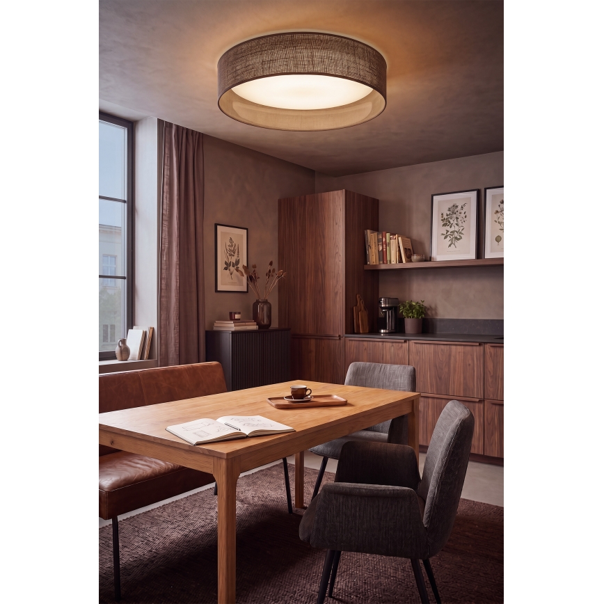 Brilagi - LED stropné svietidlo VELVET SIMPLE LED/36W/230V 3000K priemer 55 cm hnedé
