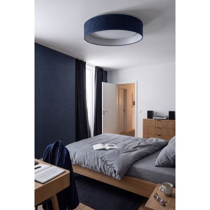 Brilagi - LED stropné svietidlo VELVET SIMPLE LED/36W/230V 3000K priemer 55 cm modrá