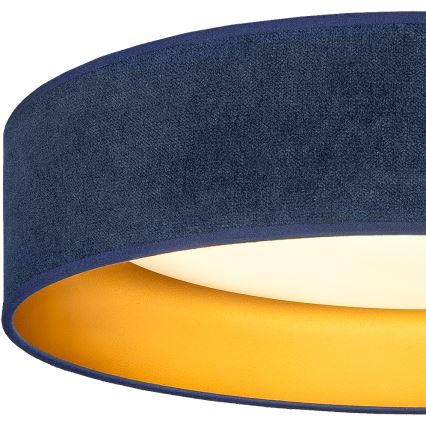 Brilagi - LED stropné svietidlo VELVET SIMPLE LED/36W/230V 3000K priemer 55 cm modré/zlaté