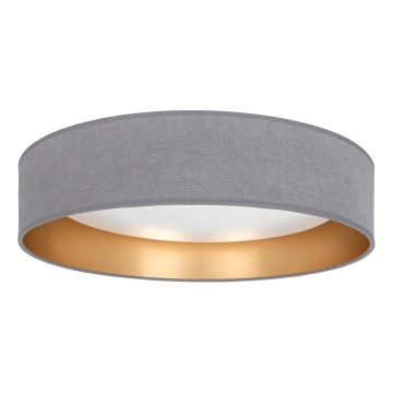 Brilagi - LED stropné svietidlo VELVET SIMPLE LED/36W/230V 3000K, priemer 55 cm, šedá/zlatá