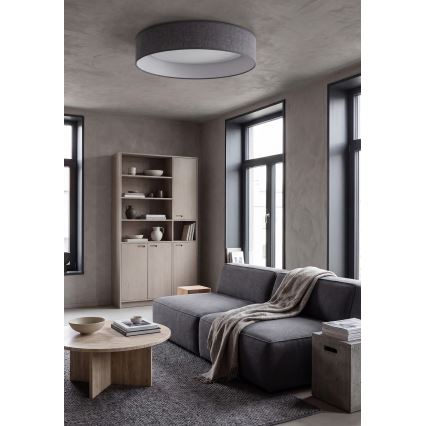 Brilagi - LED stropné svietidlo VELVET SIMPLE LED/36W/230V 3000K priemer 55 cm sivá