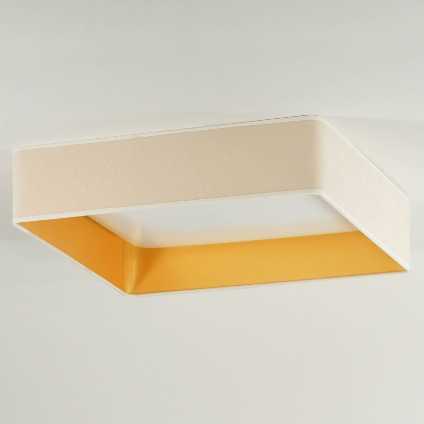 Brilagi - LED stropné svietidlo VELVET SQUARE LED/24W/230V 43x43 cm krémové