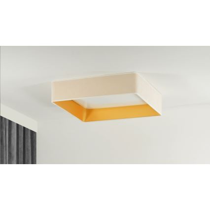 Brilagi - LED stropné svietidlo VELVET SQUARE LED/24W/230V 43x43 cm krémové