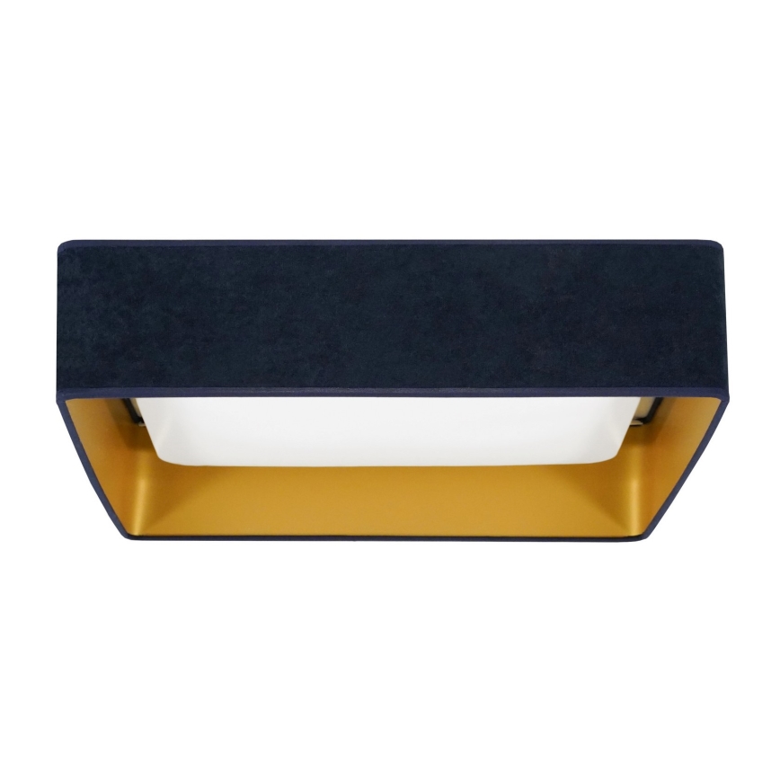 Brilagi - LED Stropné svietidlo VELVET SQUARE LED/24W/230V tmavomodrá