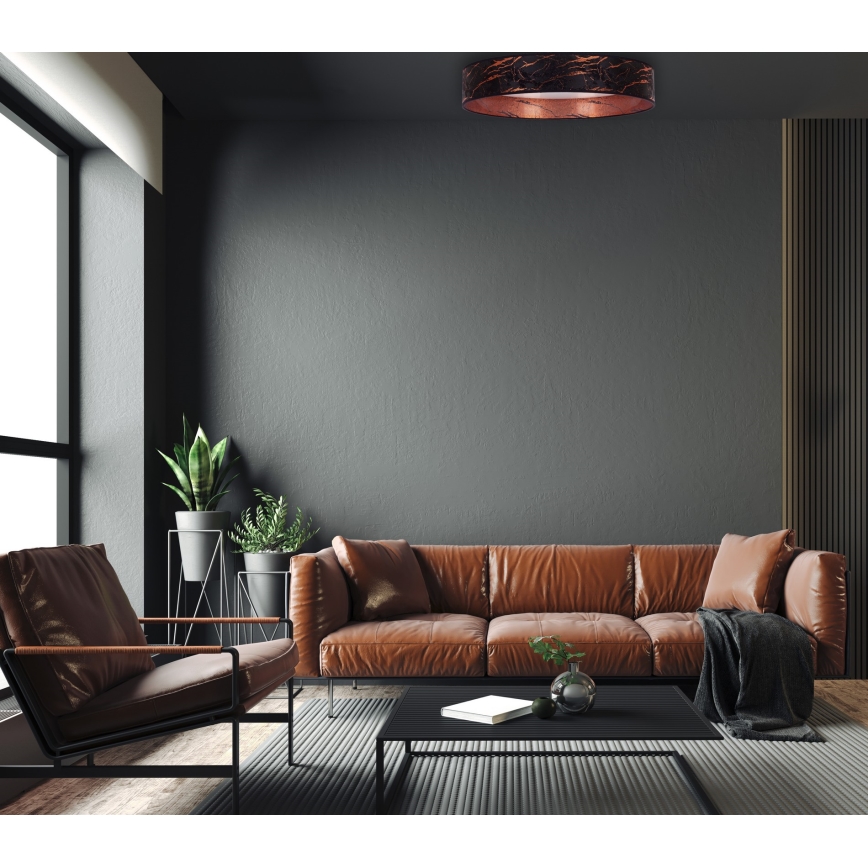 Brilagi - LED Stropné svietidlo VELVET STAR LED/36W/230V pr. 55 cm 3000K/4000K/6400K čierna/medená
