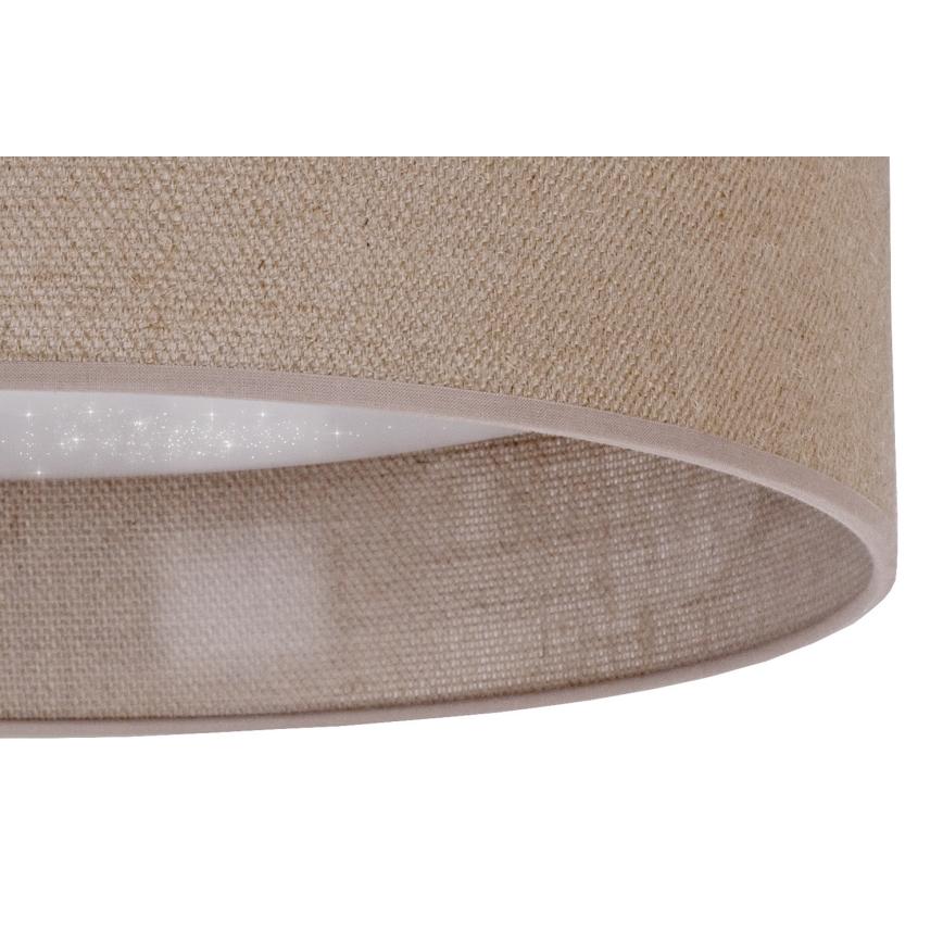 Brilagi - LED Stropné svietidlo VELVET STAR LED/36W/230V pr. 55 cm 3000K/4000K/6400K hnedá