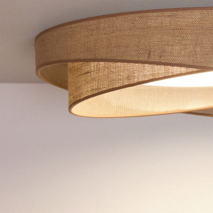 BRILAGI - LED Stropné svietidlo VELVET TWIST LED/24W/230V 4000K pr. 55 cm béžová