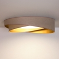 BRILAGI - LED stropné svietidlo VELVET TWIST LED/24W/230V 4000K pr. 55 cm béžová/zlatá