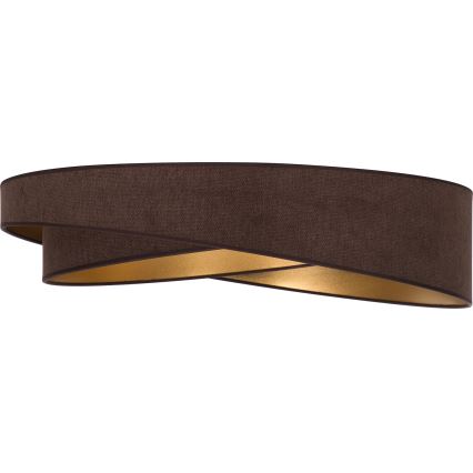 BRILAGI - LED Stropné svietidlo VELVET TWIST LED/24W/230V 4000K pr. 55 cm hnedá/zlatá