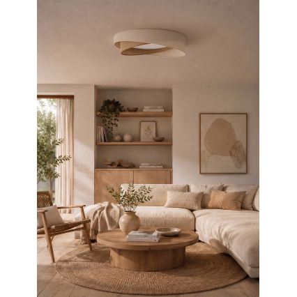 BRILAGI - LED Stropné svietidlo VELVET TWIST LED/24W/230V 4000K pr. 55 cm krémová/béžová
