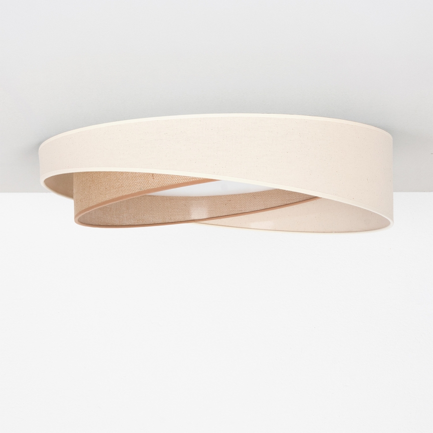 BRILAGI - LED Stropné svietidlo VELVET TWIST LED/24W/230V 4000K pr. 55 cm krémová/béžová
