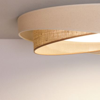 BRILAGI - LED Stropné svietidlo VELVET TWIST LED/24W/230V 4000K pr. 55 cm krémová/béžová