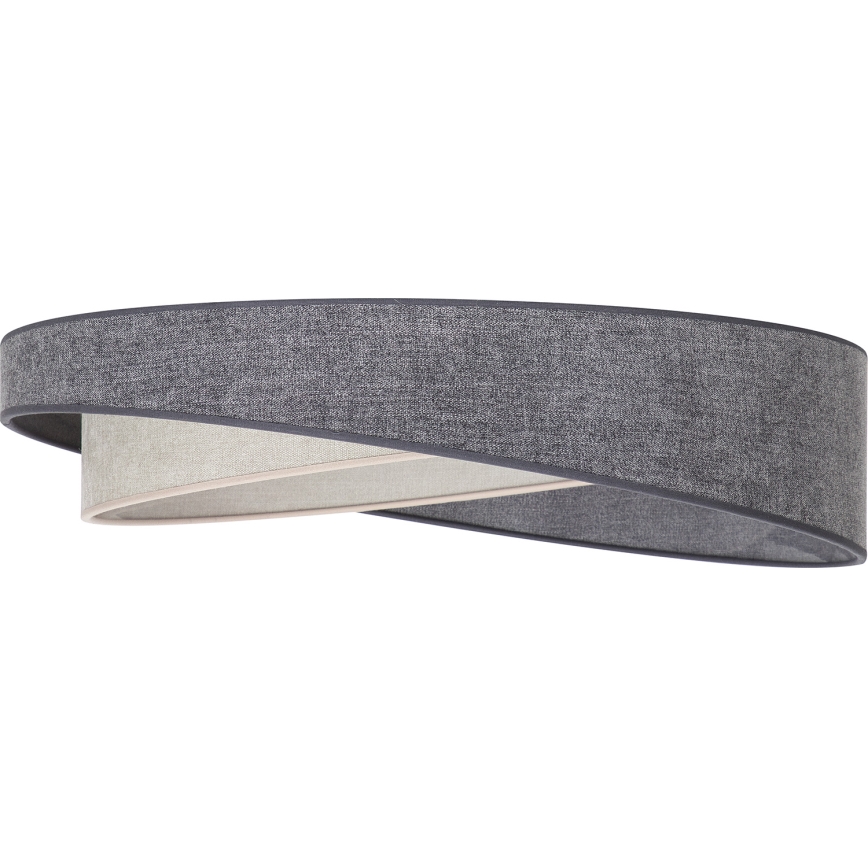 BRILAGI - LED stropné svietidlo VELVET TWIST LED/24W/230V 4000K pr. 55 cm sivá/krémová