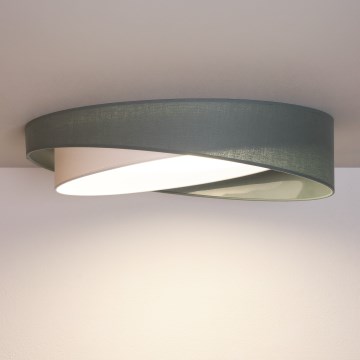 BRILAGI - LED Stropné svietidlo VELVET TWIST LED/24W/230V 4000K pr. 55 cm zelená/biela