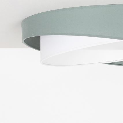 BRILAGI - LED Stropné svietidlo VELVET TWIST LED/24W/230V 4000K pr. 55 cm zelená/biela