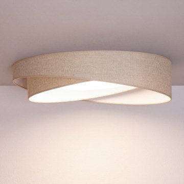 BRILAGI - LED stropné svietidlo VELVET TWIST LED/24W/230V 4000K priemer 55 cm béžová