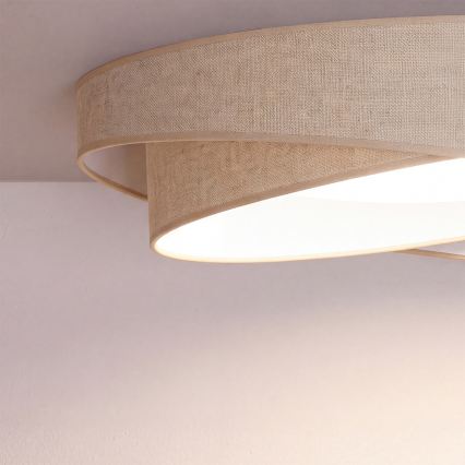 BRILAGI - LED stropné svietidlo VELVET TWIST LED/24W/230V 4000K priemer 55 cm béžová