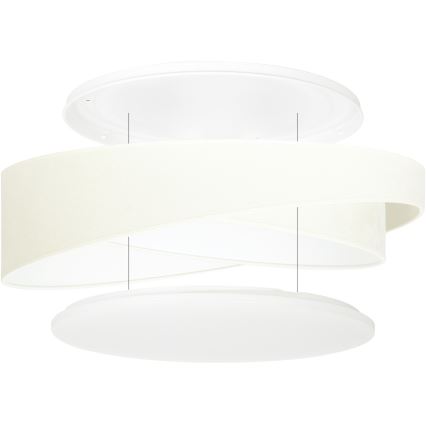 BRILAGI - LED stropné svietidlo VELVET TWIST LED/24W/230V 4000K priemer 55 cm béžová