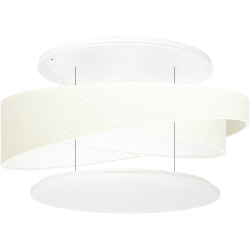 BRILAGI - LED stropné svietidlo VELVET TWIST LED/24W/230V 4000K priemer 55 cm béžová