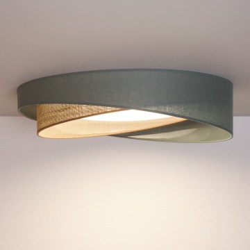 BRILAGI - LED Stropné svietidlo VELVET TWIST LED/24W/230V 4000K priemer 55 cm zelené/béžové