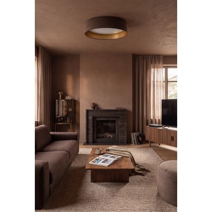 Brilagi - LED stropné svietidlo VELVET VARI LED/24W/230V 3000/4000/6500K priemer 45 cm hnedá/zlatá