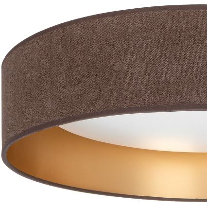 Brilagi - LED stropné svietidlo VELVET VARI LED/24W/230V 3000/4000/6500K priemer 45 cm hnedá/zlatá