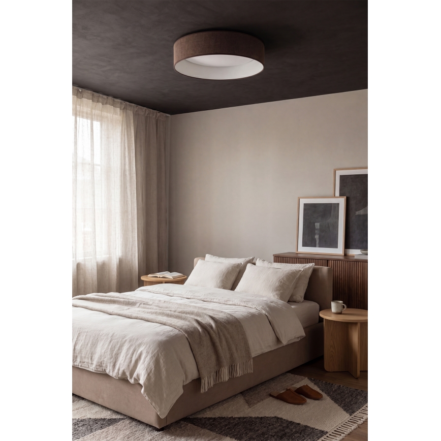 Brilagi - LED stropné svietidlo VELVET VARI LED/24W/230V 3000/4000/6500K pr. 45 cm hnedé