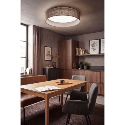 Brilagi - LED stropné svietidlo VELVET VARI LED/24W/230V 3000/4000/6500K pr. 45 cm hnedé
