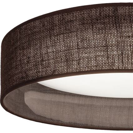 Brilagi - LED stropné svietidlo VELVET VARI LED/24W/230V 3000/4000/6500K pr. 45 cm hnedé