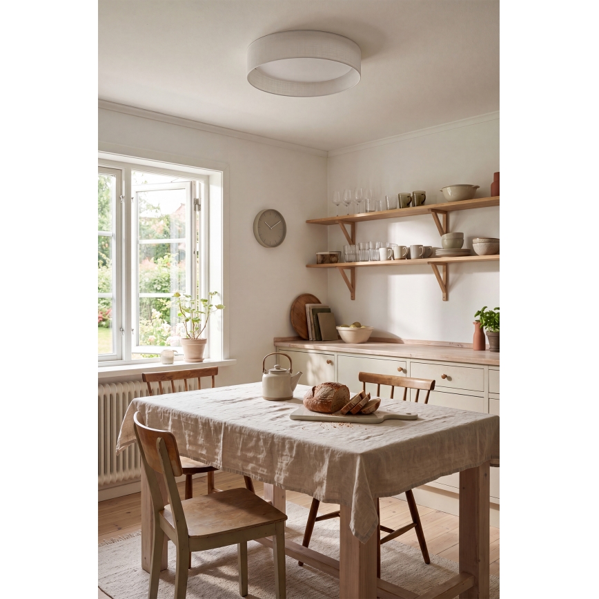 Brilagi - LED stropné svietidlo VELVET VARI LED/24W/230V 3000/4000/6500K priemer 45 cm biela