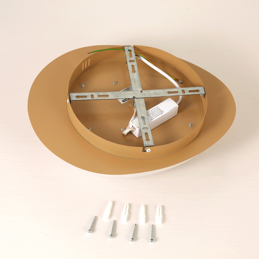 Brilagi - LED stropné svietidlo VISBY WOOD LED/18W/230V pr. 38 cm hnedá