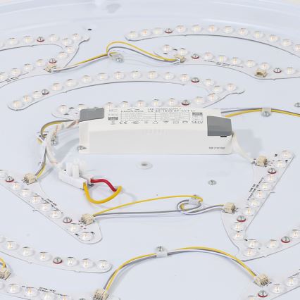 Brilagi - LED stropné svietidlo WOODROUND LED/40W/230V 3000/4000/6000K, pr. 60 cm, drevené, CRI 90