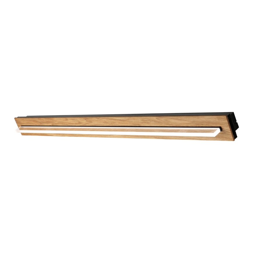 Brilagi - LED Stropné svietidlo WOODY FLAT LED/25W/230V 118 cm dub/čierna