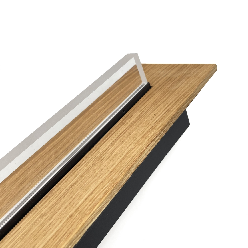 Brilagi - LED Stropné svietidlo WOODY FLAT LED/25W/230V 118 cm dub/čierna