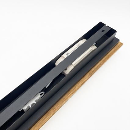 Brilagi - LED Stropné svietidlo WOODY FLAT LED/25W/230V 118 cm dub/čierna