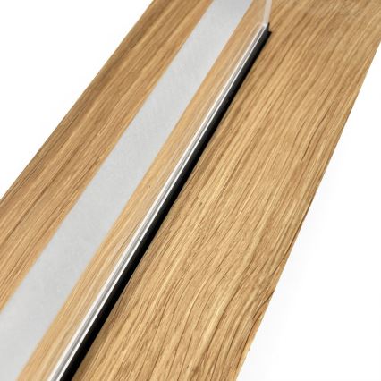 Brilagi - LED Stropné svietidlo WOODY FLAT LED/25W/230V 118 cm dub/čierna