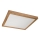 Brilagi - LED Stropné svietidlo WOODY FRAME LED/50W/230V 60x60 cm IP44 dub