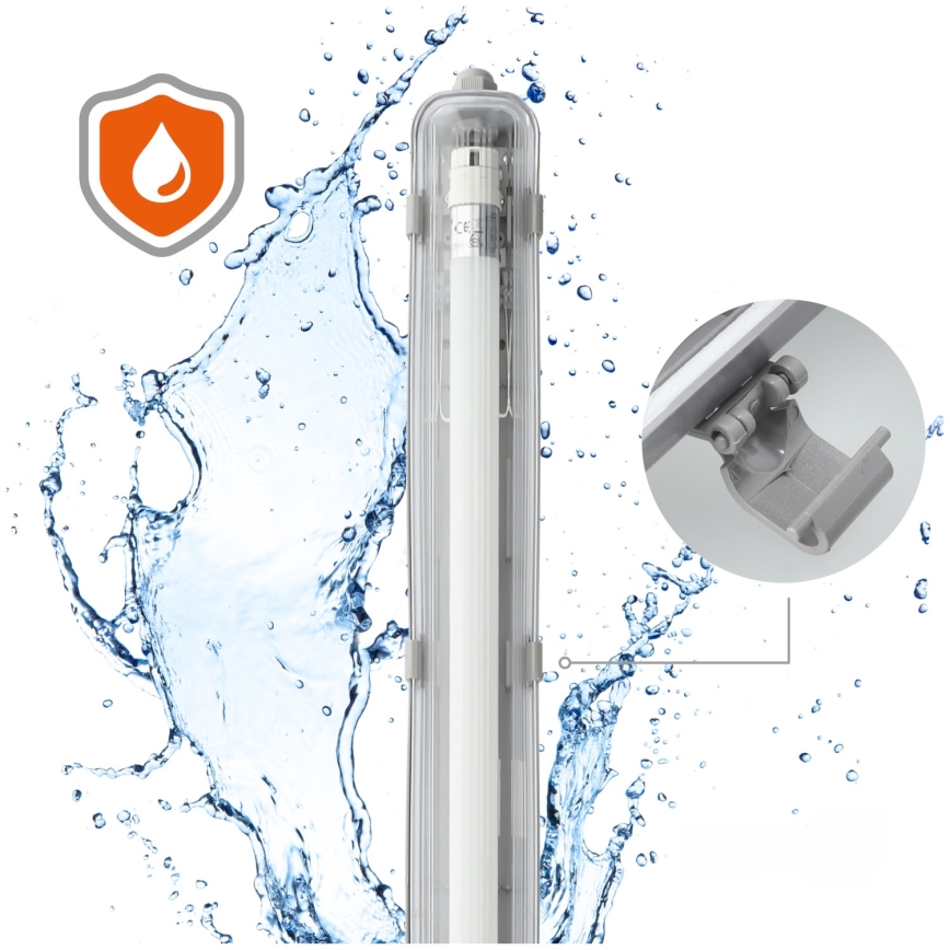 Brilagi - LED Technické žiarivkové svietidlo OPTIMA T8 1xG13/18W/230V 4000K IP65 128 cm
