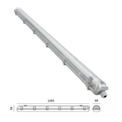 Brilagi - LED Technické žiarivkové svietidlo OPTIMA T8 1xG13/18W/230V 4000K IP65 128 cm