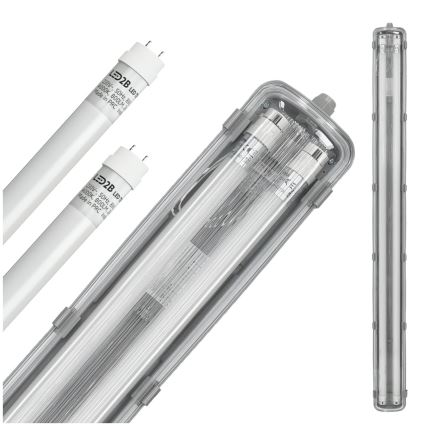 Brilagi - LED Technické žiarivkové svietidlo OPTIMA T8 2xG13/18W/230V 4000K IP65 128 cm