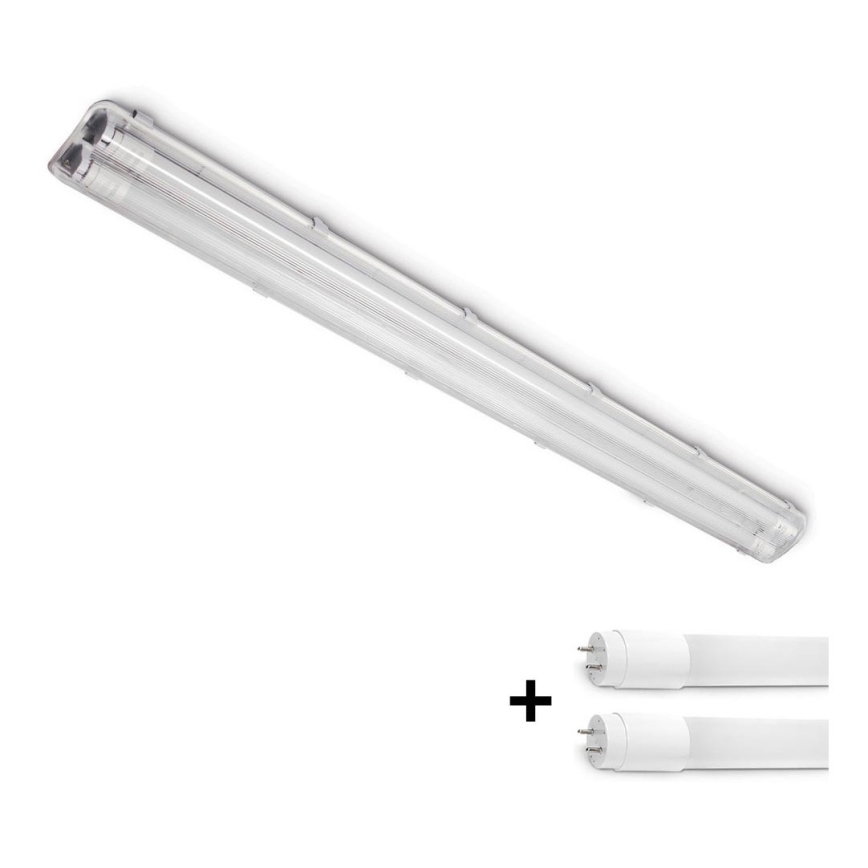 BRILAGI - LED technické prachotesné žiarivkové svietidlo OPTIMA T8 2xG13/18W/230V 4000K IP65 128 cm - paleta 110 ks