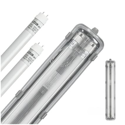 Brilagi - LED Technické žiarivkové svietidlo OPTIMA T8 2xG13/9W/230V 4000K IP65 67,5 cm
